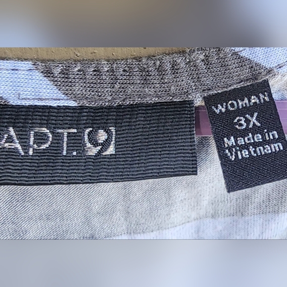 APT. 9 Miltered Stripe Maxi Dress Size 3x - Picture 4 of 4